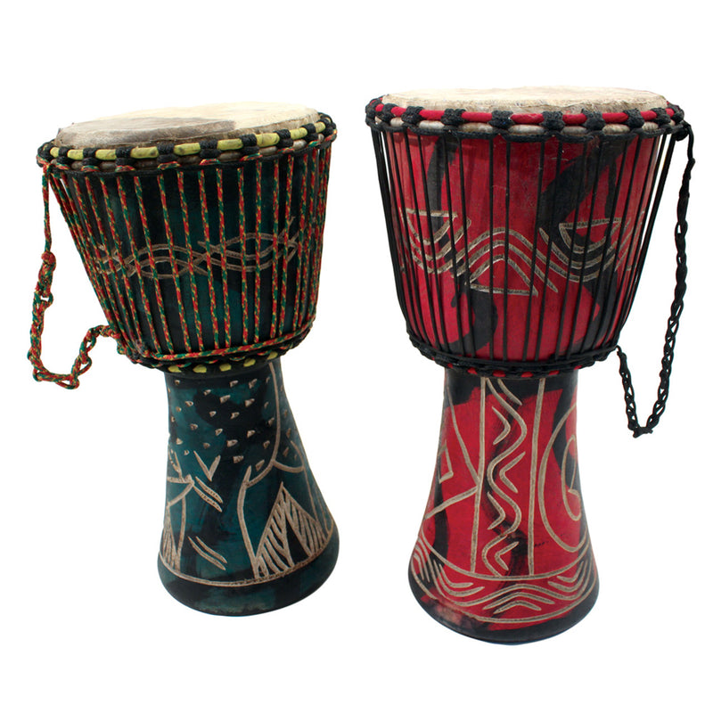 Djembe Drum: Medium/Large 16"-18"