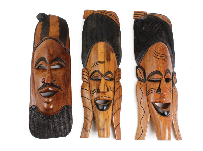 Senegalese Mahogany Masks