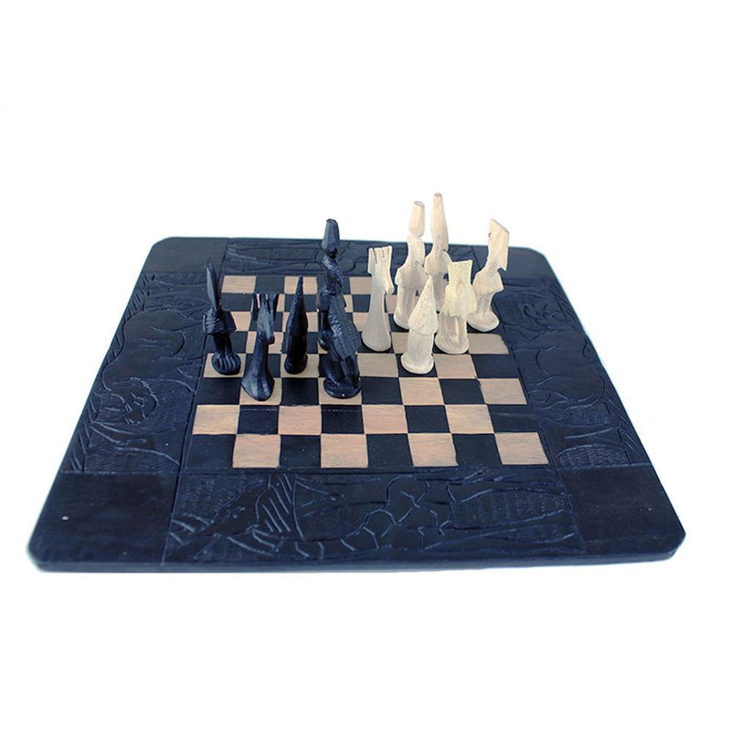 Makonde African Chess Set