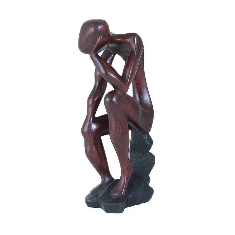 Thinker Statue On Stool