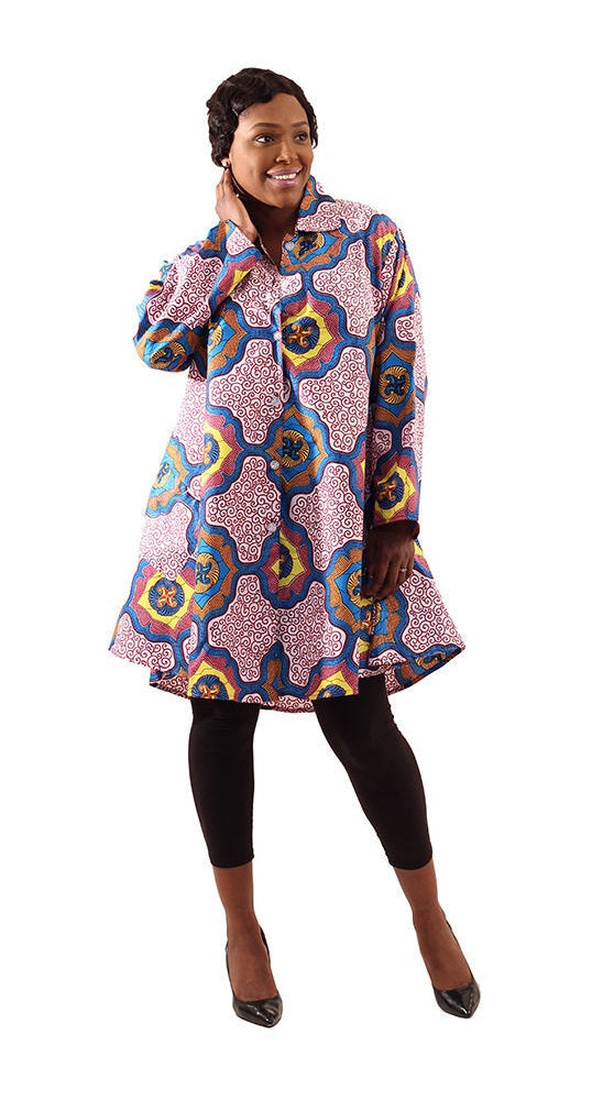 Royalty Print Smock