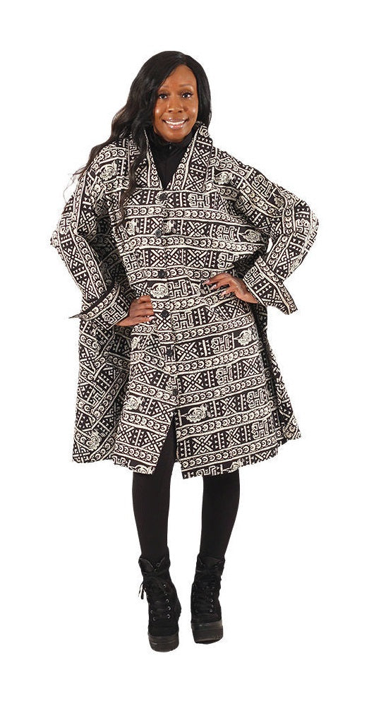 African Tribal Print Smock