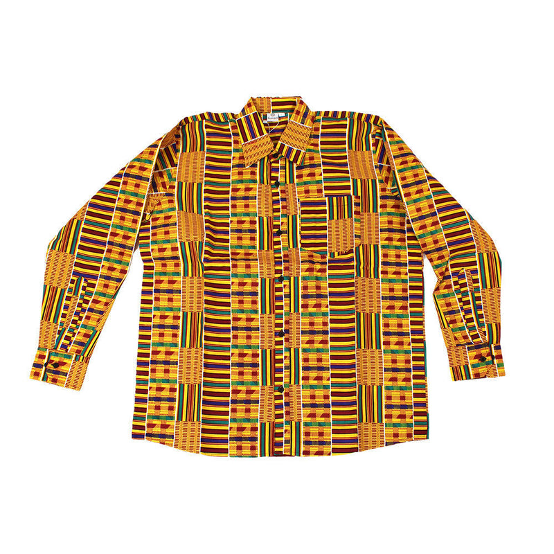 Kente Full Sleeve Dress Shirts