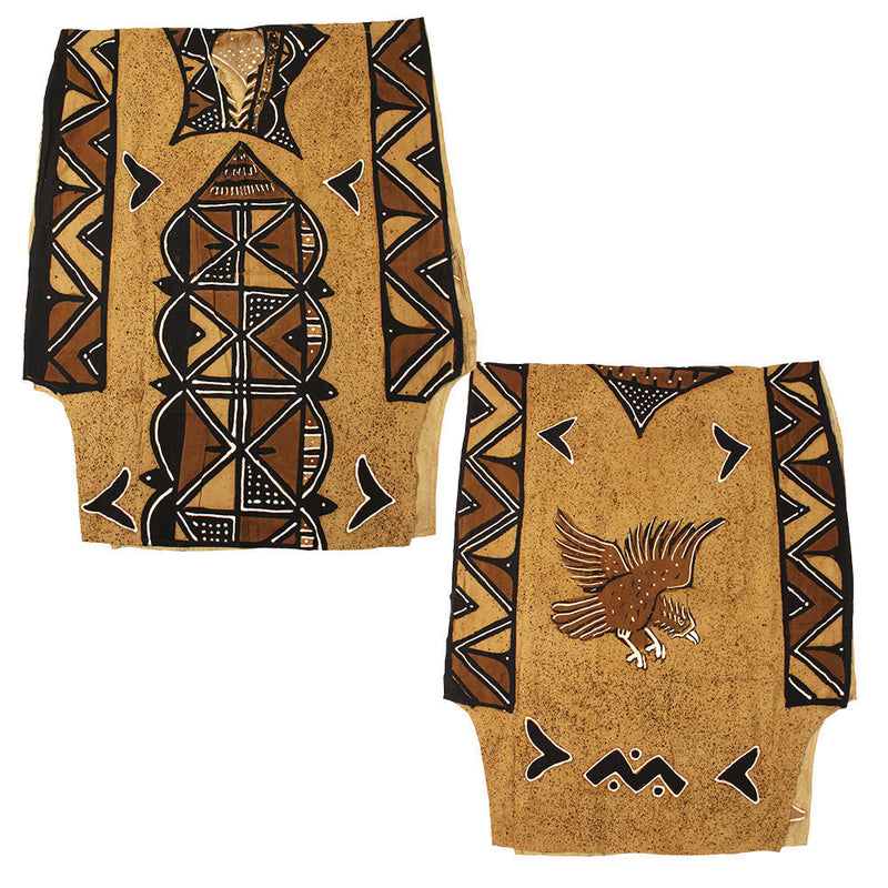 Machine Woven Grand Bubu Mud Cloth Robe