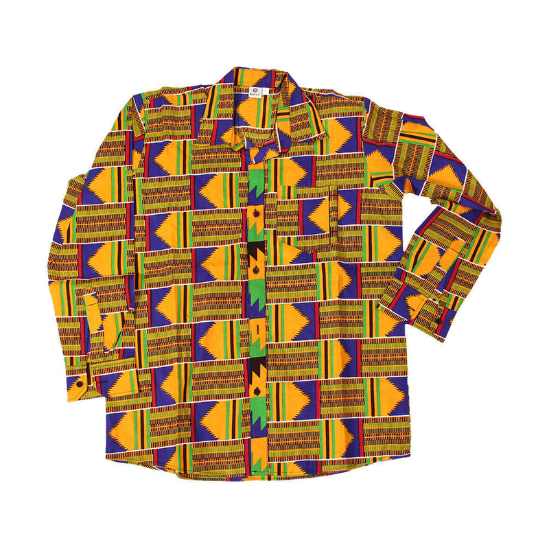 Kente Full Sleeve Dress Shirts