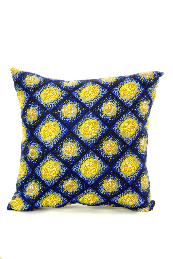 Impressionist Moon Pillow Cover from Nigeria with Optional Insert