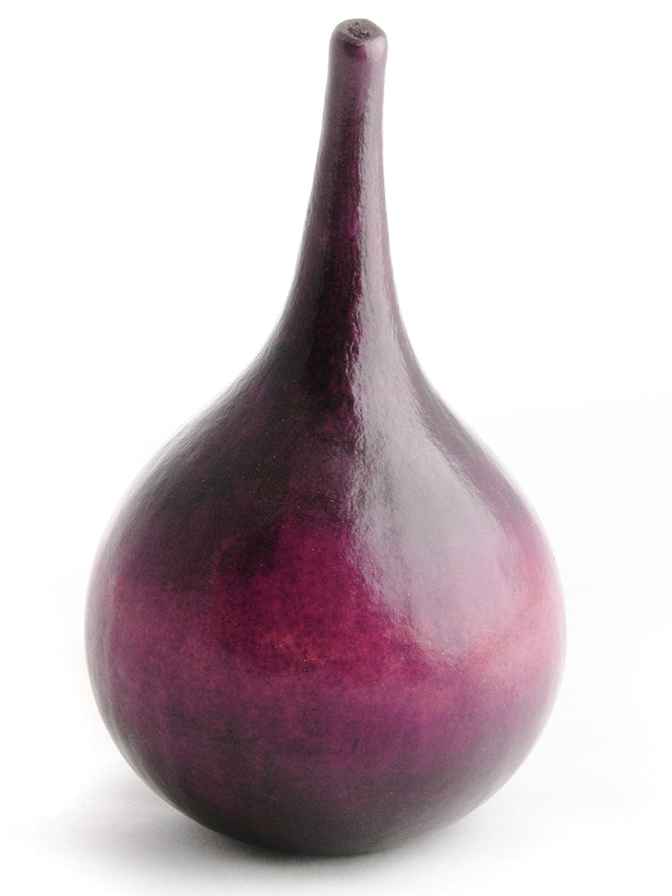 Faded Plum Decorative Calabash Gourd from Kenya