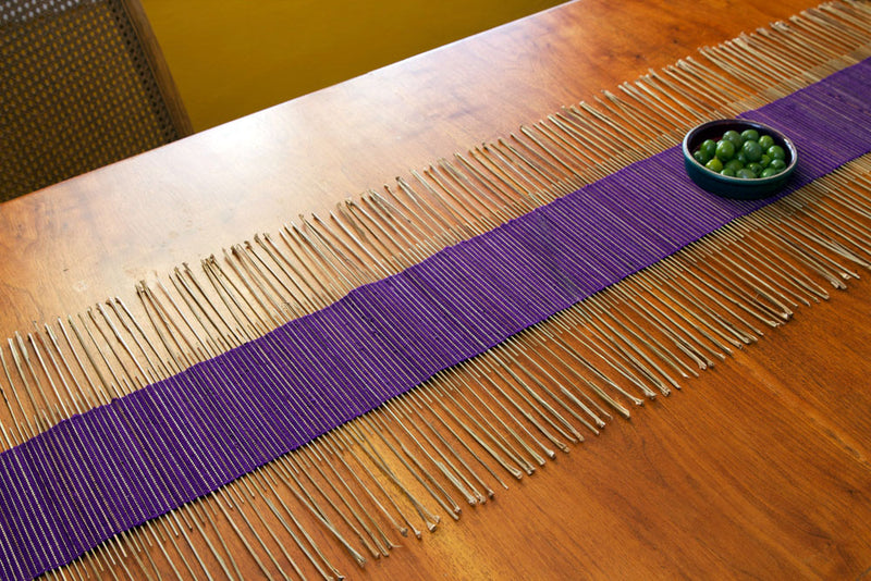 Purple Twig Table Runner