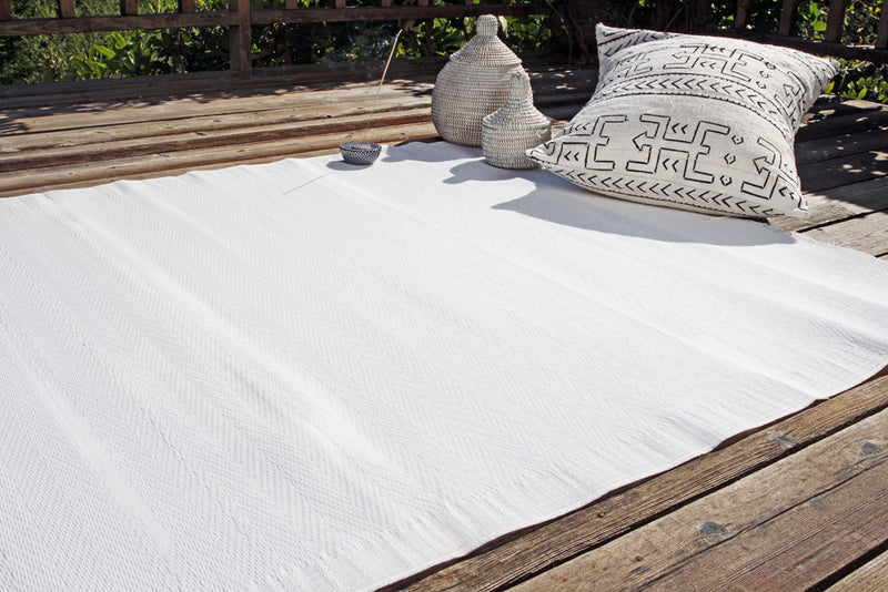 Pure White Mingle Mat