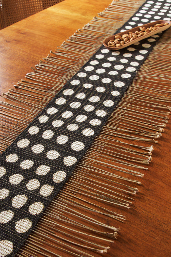 Polka Dot Twig Table Runner