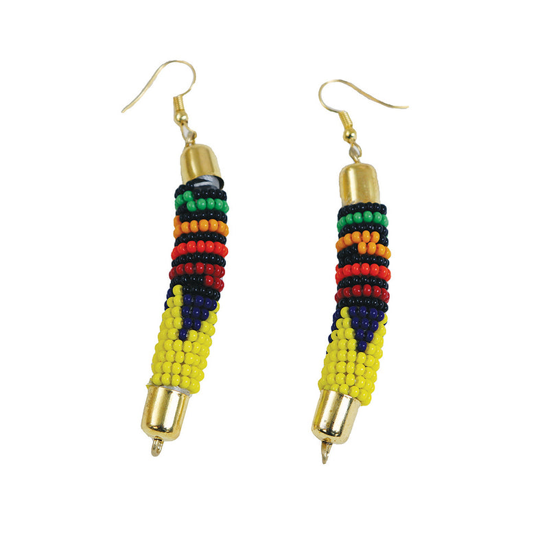 Maasai Bead Rod Earrings