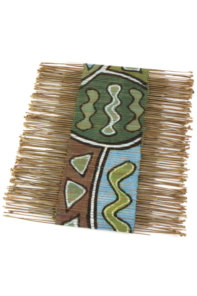 Blue and Green Carnival Twig Runner