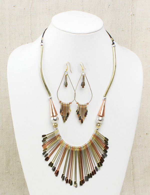 Royal Jewellery Set: Brass & Copper