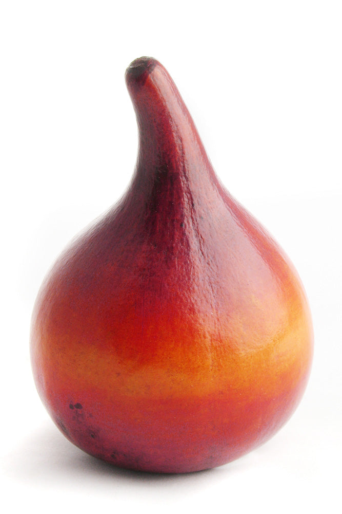 Faded Ochre Decorative Calabash Gourd from Kenya