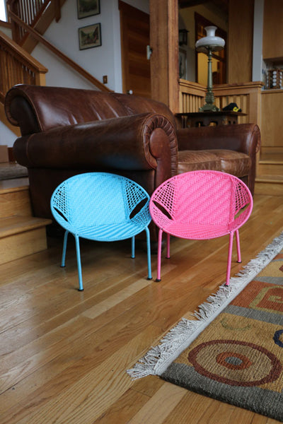 Pink Petite Peekaboo Chair