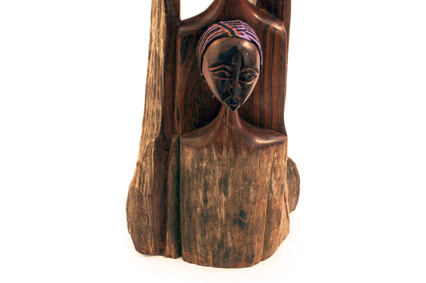 Mozambican Sandalwood Four Sisters Sculpture