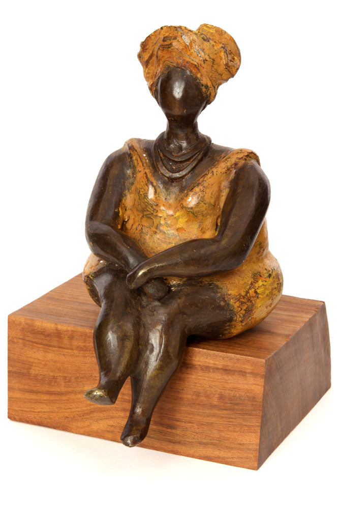 Sweet as Honey Bronze Lady Sculptures