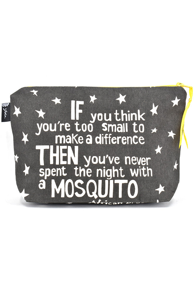 Gray Make a Difference African Proverb Purse