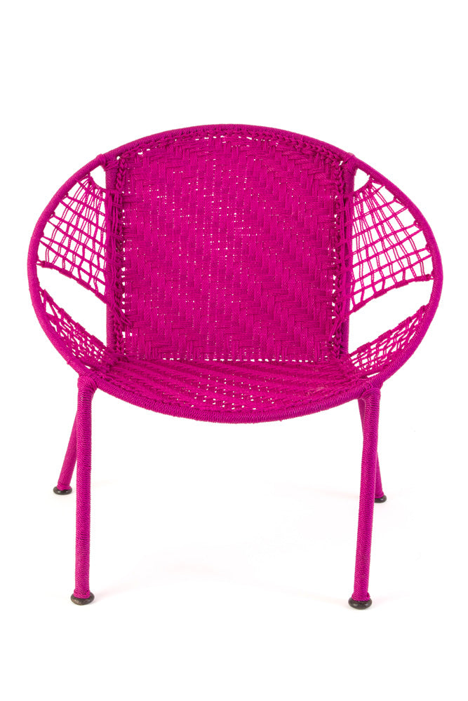 Fuchsia Petite Peekaboo Chair