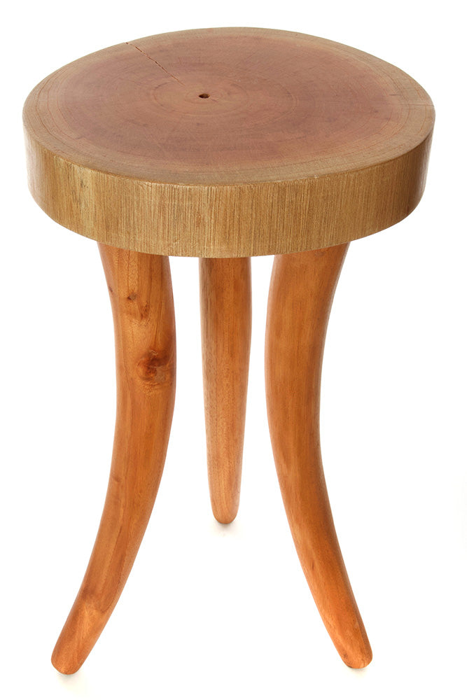 Cedrela Wood Tusk Accent Table