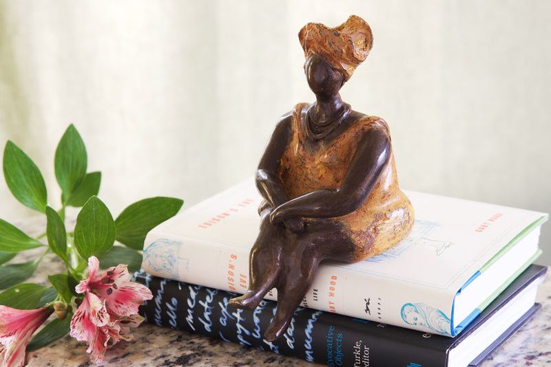 Sweet as Honey Bronze Lady Sculptures