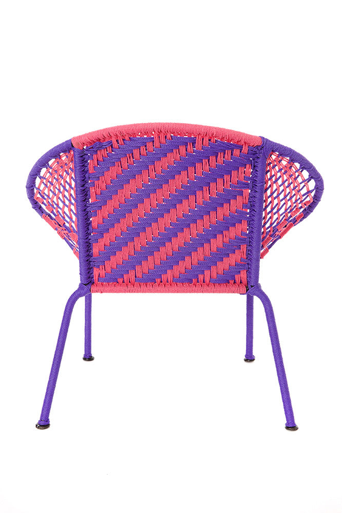 Purple & Pink Petite Peekaboo Chair