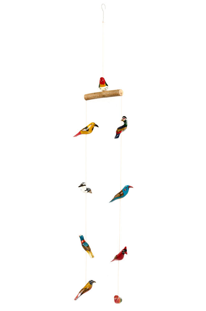 Kenyan Jacaranda Bird Mobiles