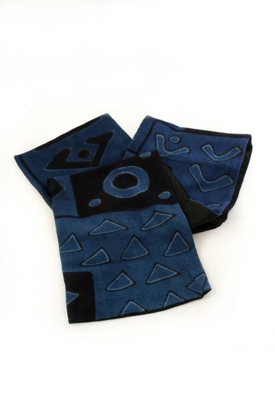 Malian Indigo Mudcloth Table Runner