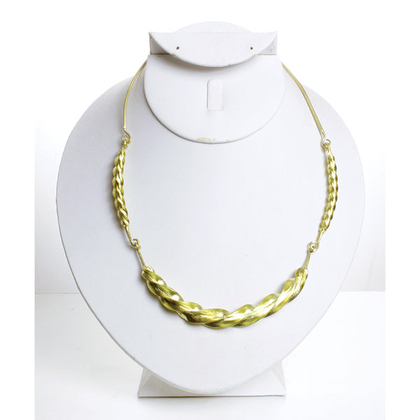 Fulani Gold Twist Necklace