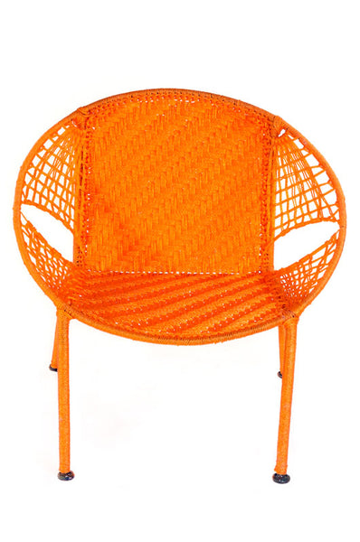 Tangerine Petite Peekaboo Chair