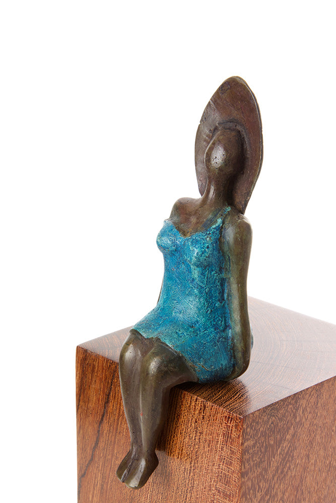 Seaside Star Burkina Bronze Sculpture in Two Sizes