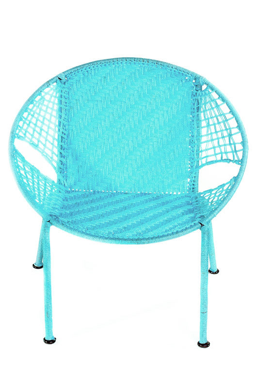 Blue Petite Peekaboo Chair