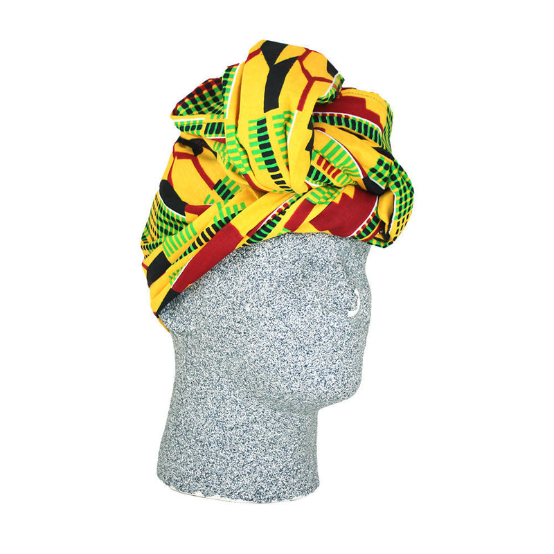 Large Kente Print Headwrap