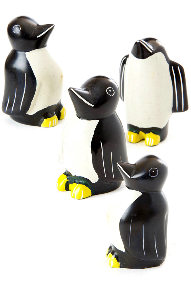 Set of Four Posh Penguin Keepsakes