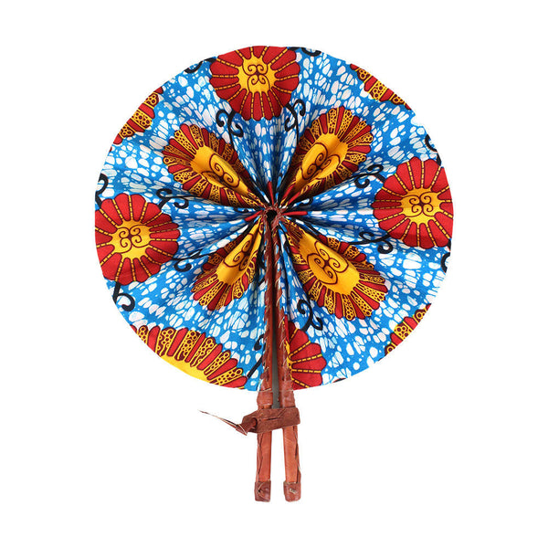 Sunflower Design Folding Fan