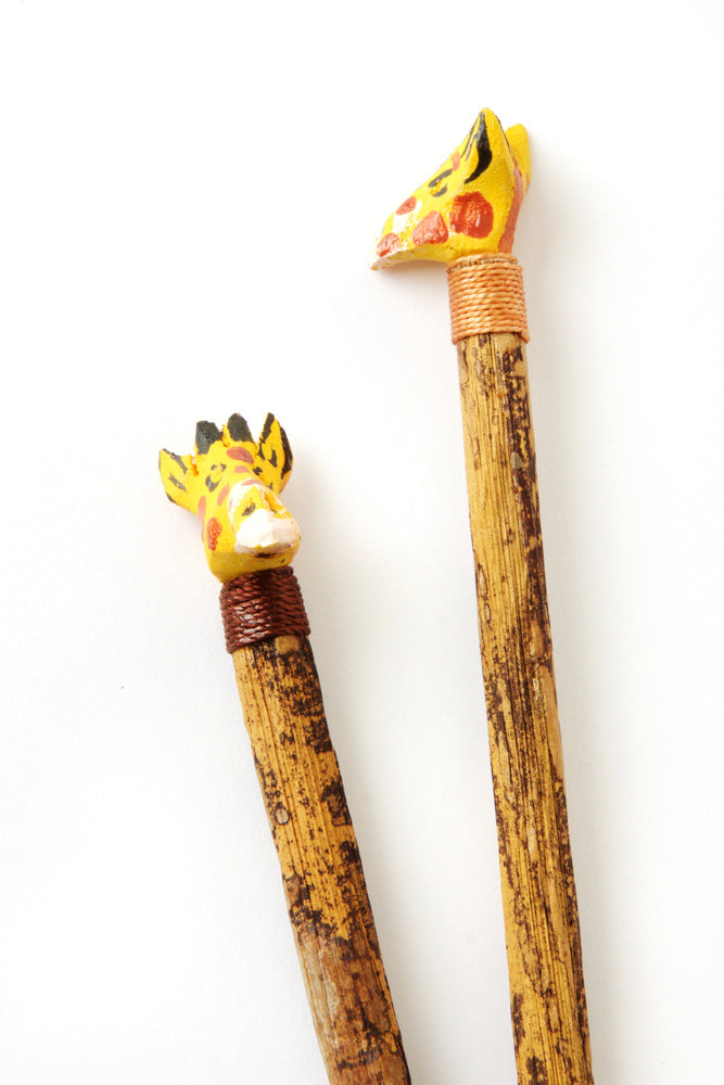 Kenyan Banana Fiber & Jacaranda Giraffe Pen