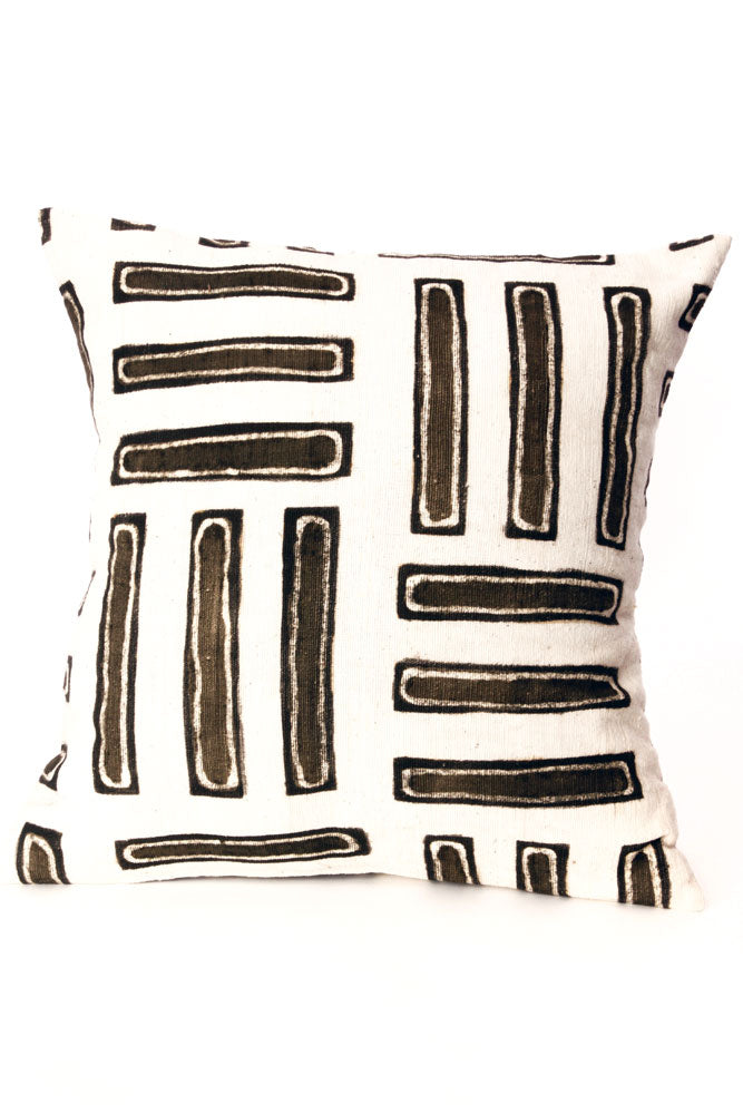 Malian Très Print Decorative Pillow with Optional Insert