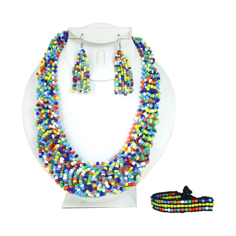 Maasai Beaded Jewellery Set