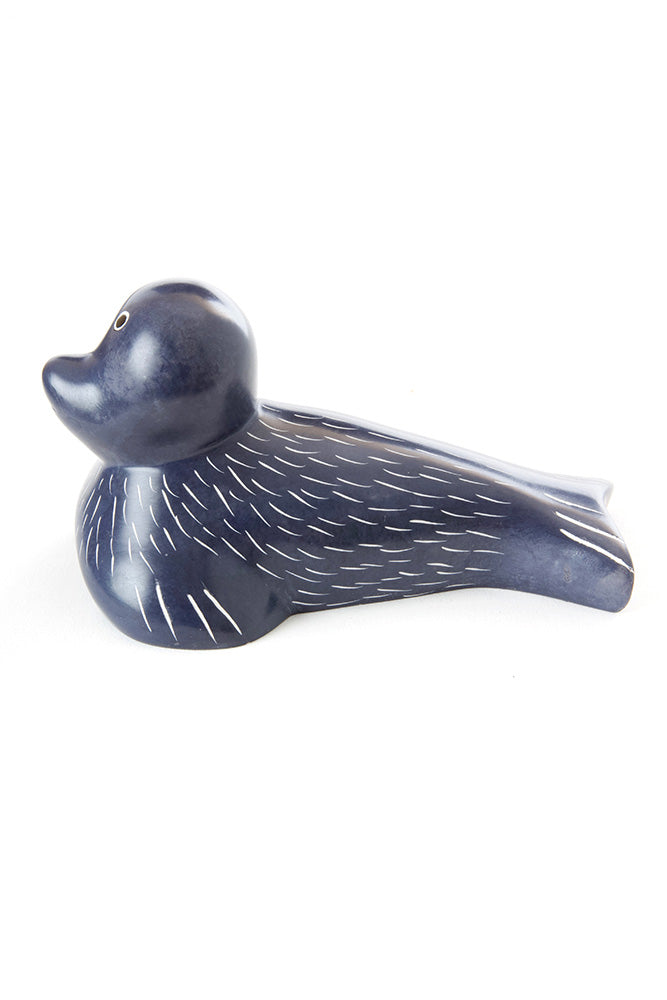 Kenyan Soapstone Fur Seal Sculpture