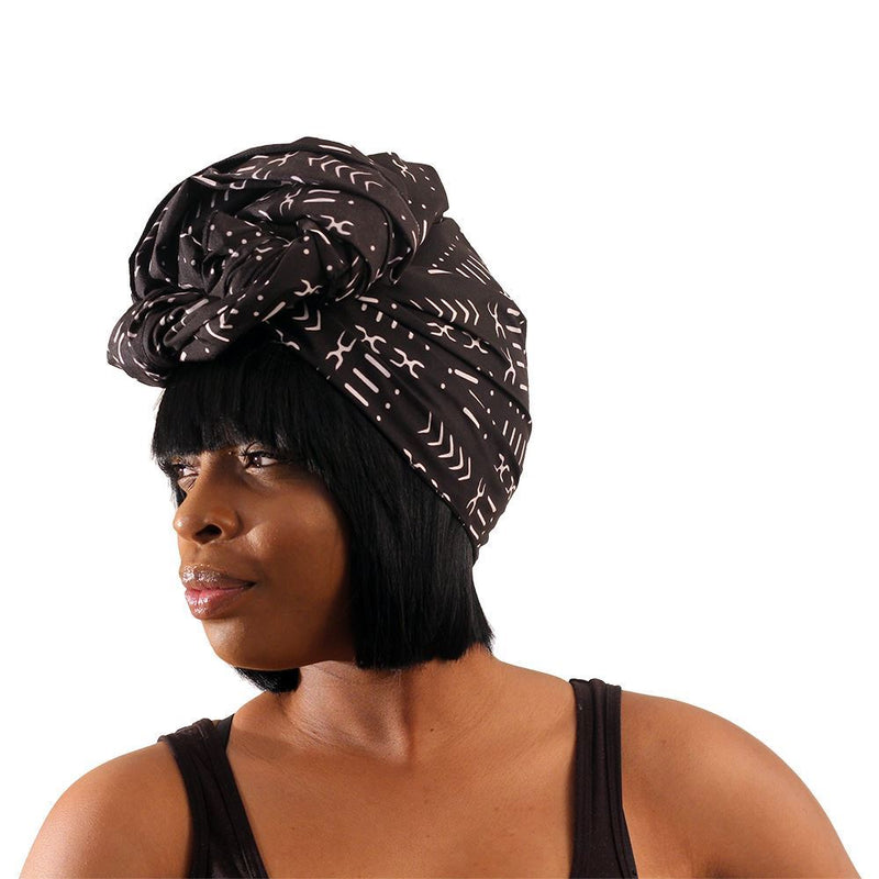 Black Mud Print Head Wrap