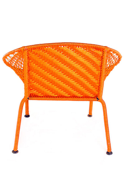 Tangerine Petite Peekaboo Chair