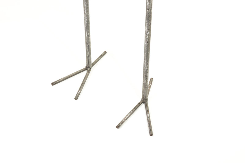 Kenyan Recycled Metal Ostrich Plant Holders