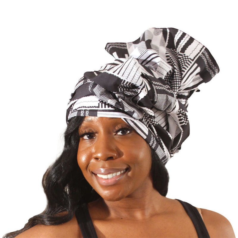 Black & White Head Wrap