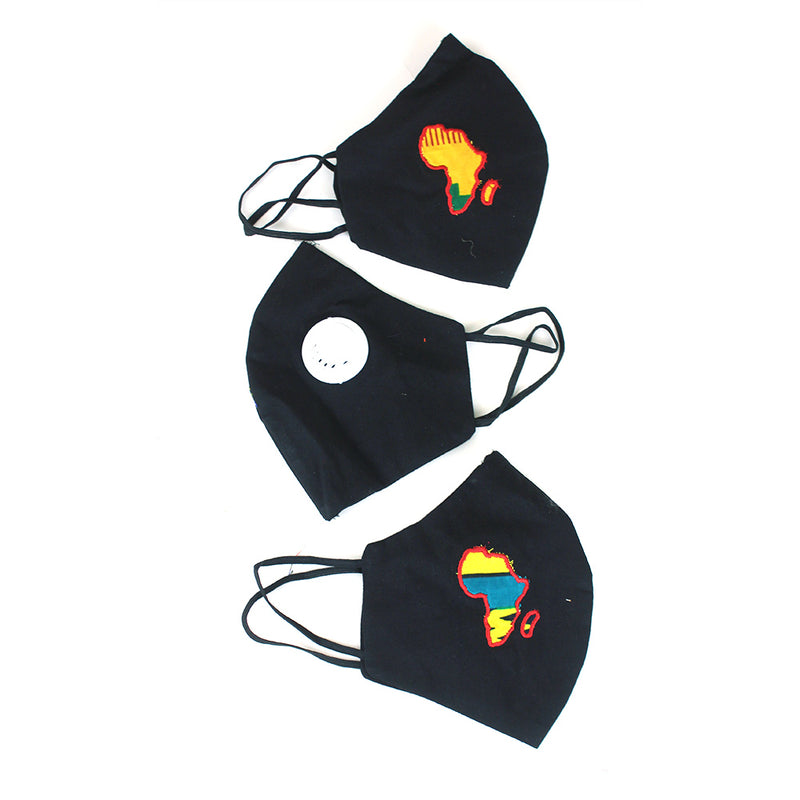 Set Of 3 Africa Filter Masks