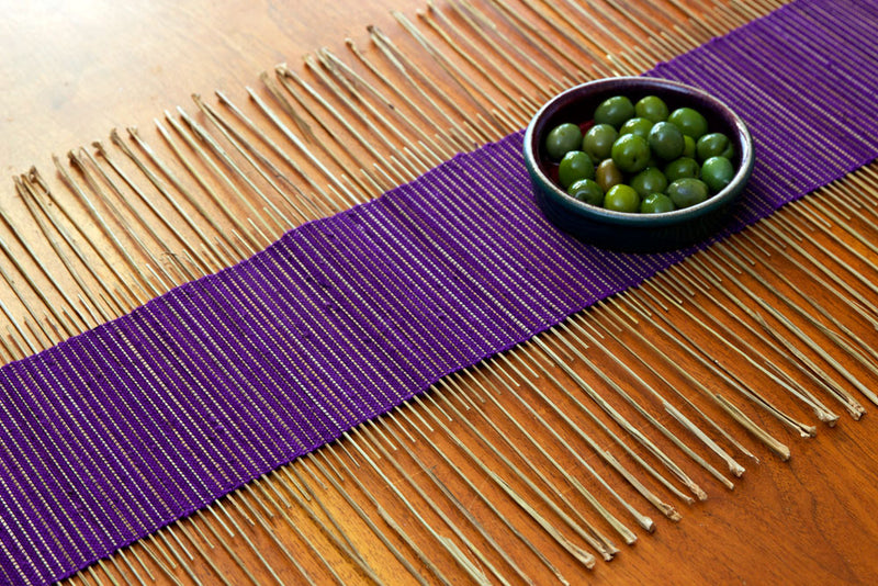 Purple Twig Table Runner