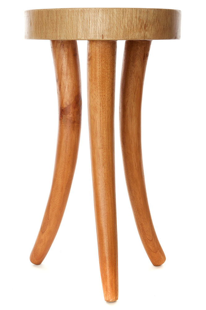 Cedrela Wood Tusk Accent Table