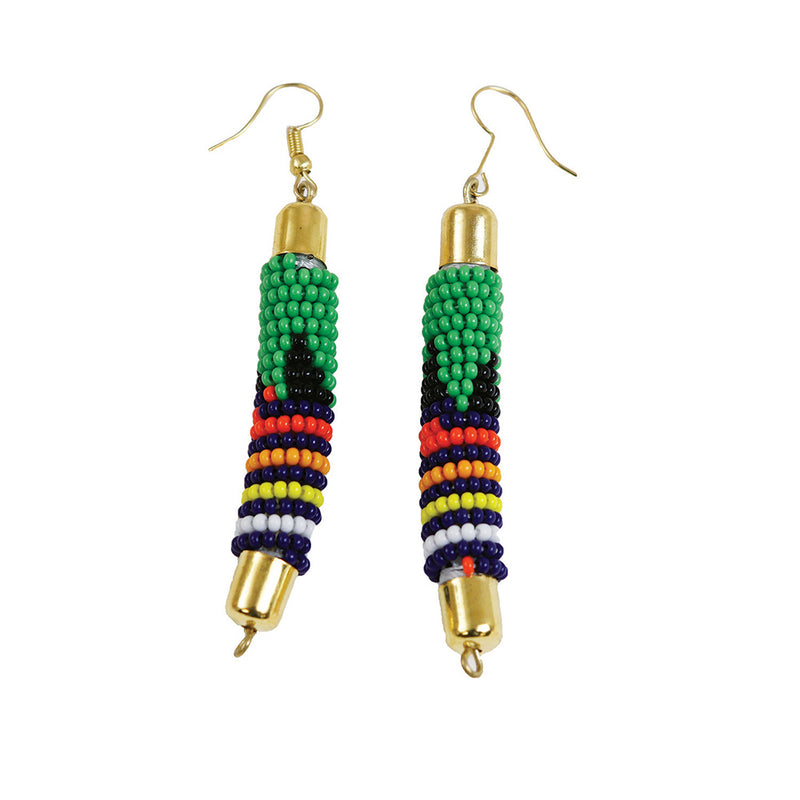 Maasai Bead Rod Earrings