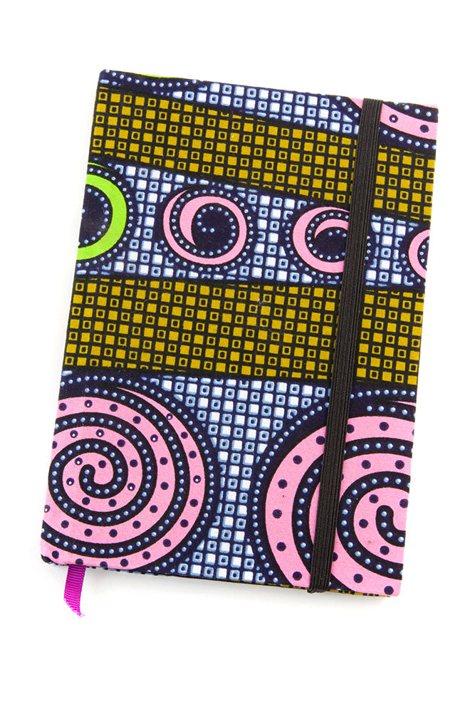 Ghanaian Ankara Cloth Covered Journals - Lined and Unlined