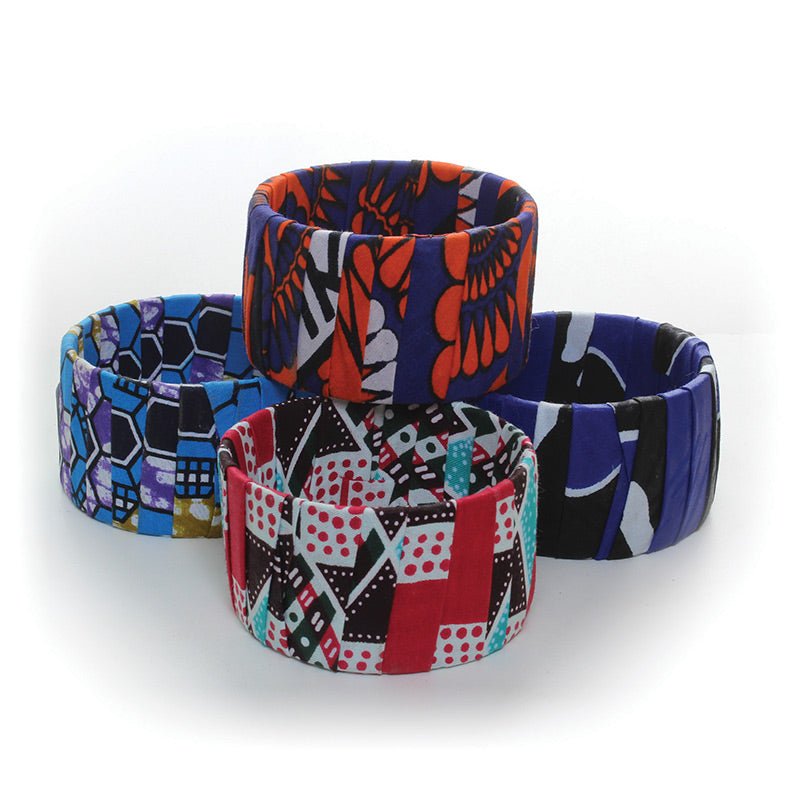 Wide Kitenge Bracelet