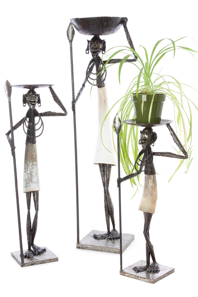 Kenyan Cow Horn Nomad Plant Pedestals